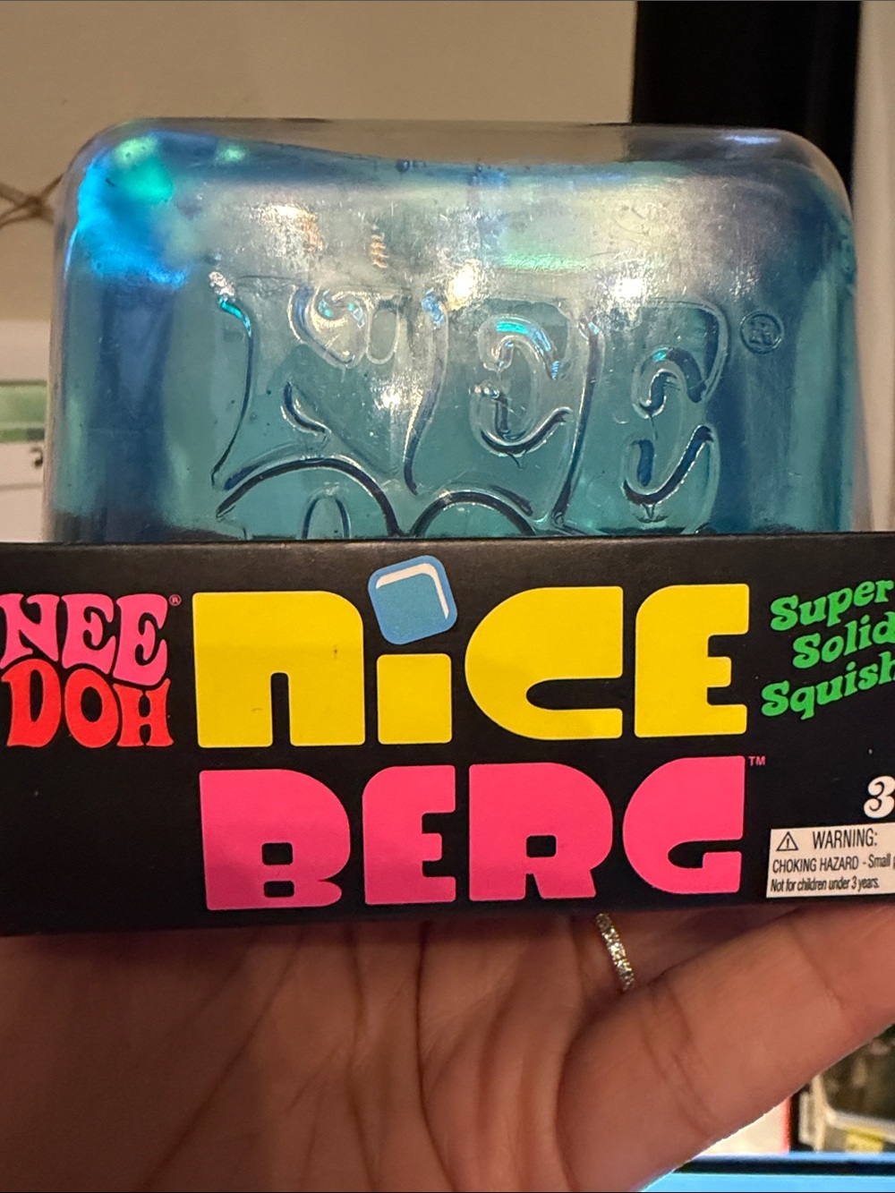 Needoh  Nice Berg Blue Squishy Kids Toy - NeeDoh